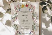 Whimsical Wildflowers - Watercolor, a Decorative Illustration by ThaismotaCreativeCo (Thumbnail 2 of 9)