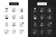 Porcupine Doodle Icons, a Solid Icon by Prosymbols (Thumbnail 3 of 6)