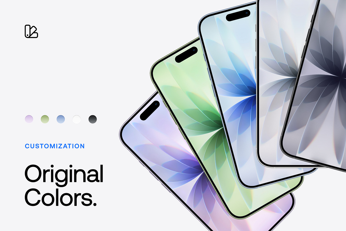 12 Original Devices Mockups - 2026, an iPhone Mockup by Asylab (Photo 4 of 42)