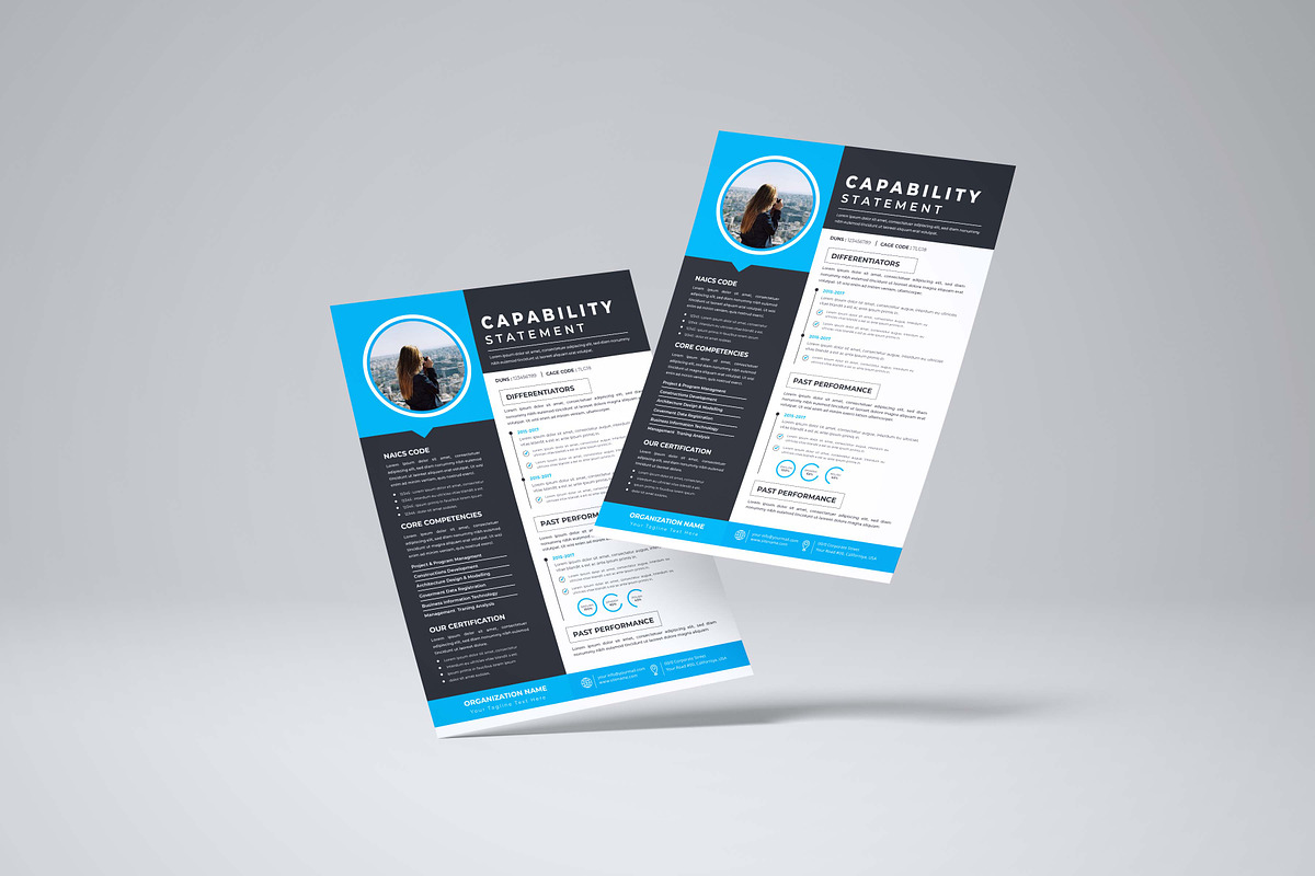 Capability Statement | Word & Indd, a Flyer Template by design_hut (Photo 3 of 3)
