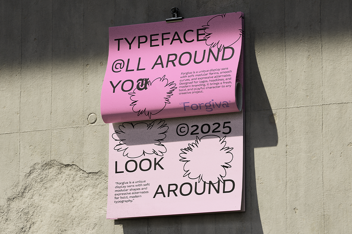 UT Forgiva - A Unique Display Sans, a Sans Serif Font by Universitype (Photo 10 of 11)