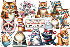 Funny Cats Sublimation Quotes Bundle, an Illustration by DreamArtGraphic