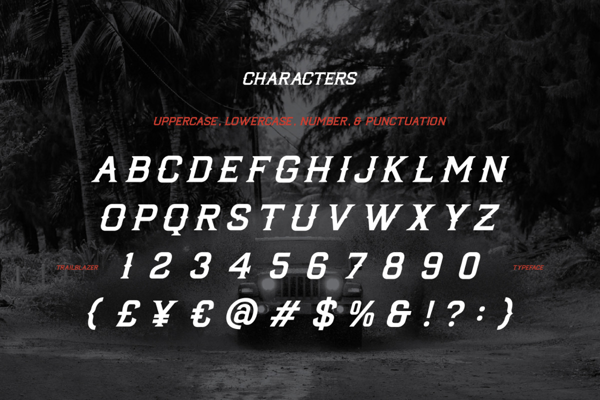 TrailBlazer Creative Typeface Font, a Serif Font by Vadovastd (Photo 2 of 7)