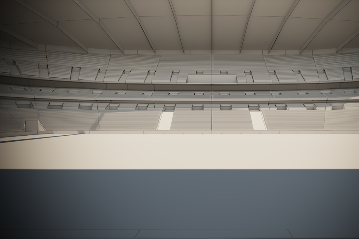 Football stadium game ready 3D-Model, an Architecture 3D Model by 3DGeeq (Photo 4 of 18)