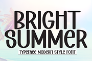 Bright Summer | Script Font, a Script Font by Scratchones (Thumbnail 1 of 8)