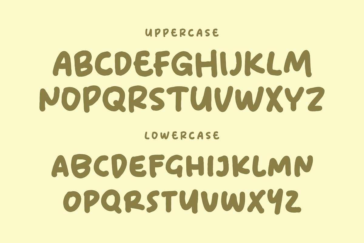 Picknick - Handwritten Display Font, a Handwritten Font by overlaytemplates (Photo 4 of 6)