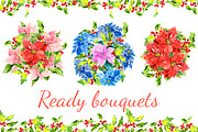 Winter Watercolor Flowers, a Graphic by KannaaDesign (Thumbnail 3 of 5)