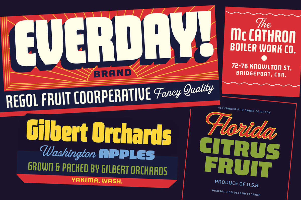 Growers Font Family preview 5