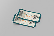 Cinema Ticket Mockup, an Advertising Mockup by hokagata (Thumbnail 5 of 5)
