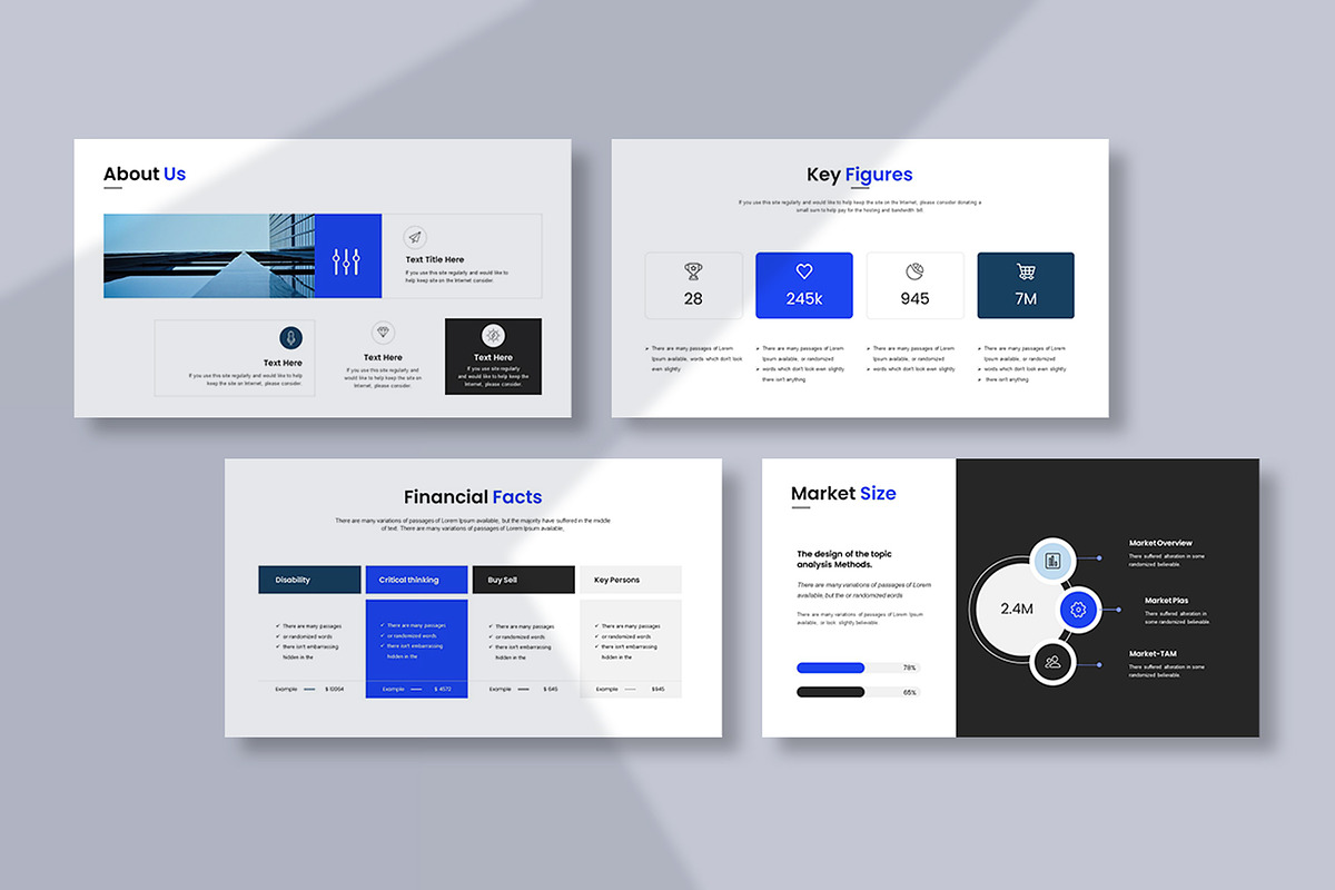 Minimal Presentation Template, a Presentation Template by Slide_Genius1 (Photo 4 of 7)