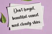 Monday Umbrella | Script Font, a Handwritten Font by Scratchones (Thumbnail 3 of 8)