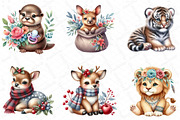 Boho Baby Clipart Bundle Boho Animal, an Illustration by DreamPrint404 (Thumbnail 4 of 5)