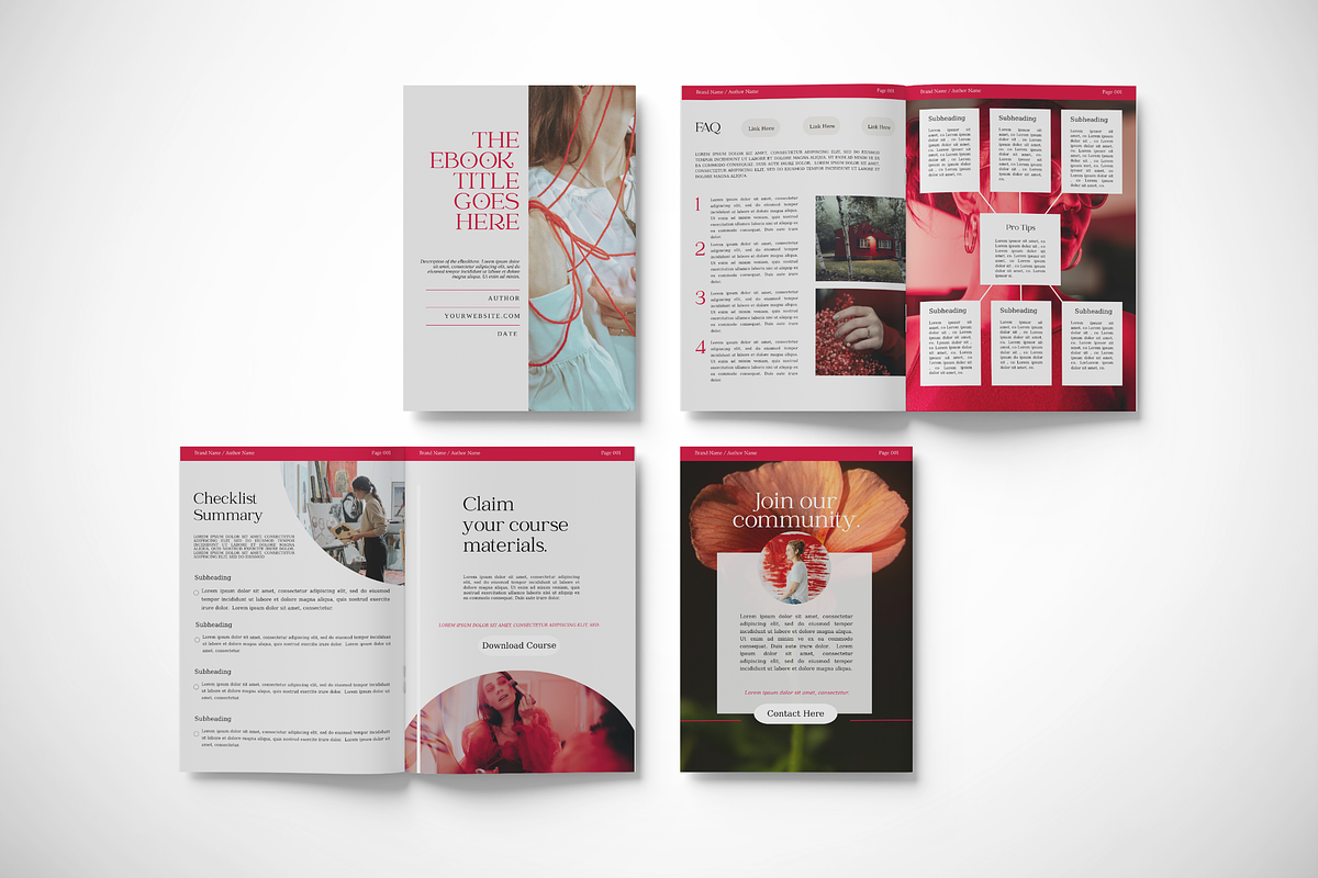 S A L T | Guidebook Canva Template preview 5