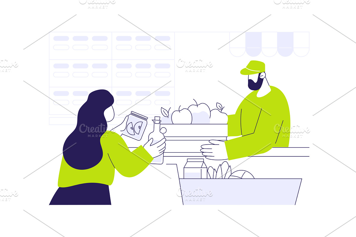 Pay on the spot abstract concept, a Finance Illustration by Visual Generation