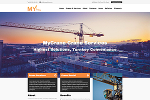 MyCrane - Crane Service WP Theme