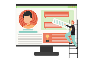 Website or landing page creation, an Object Illustration by Sky Pics Studio