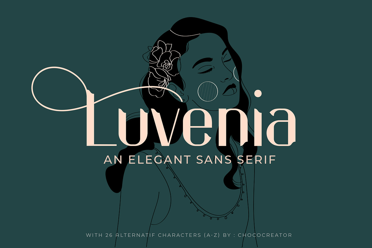 Luvenia sans serif modern, a Sans Serif Font by Missingfont.std (Photo 1 of 12)