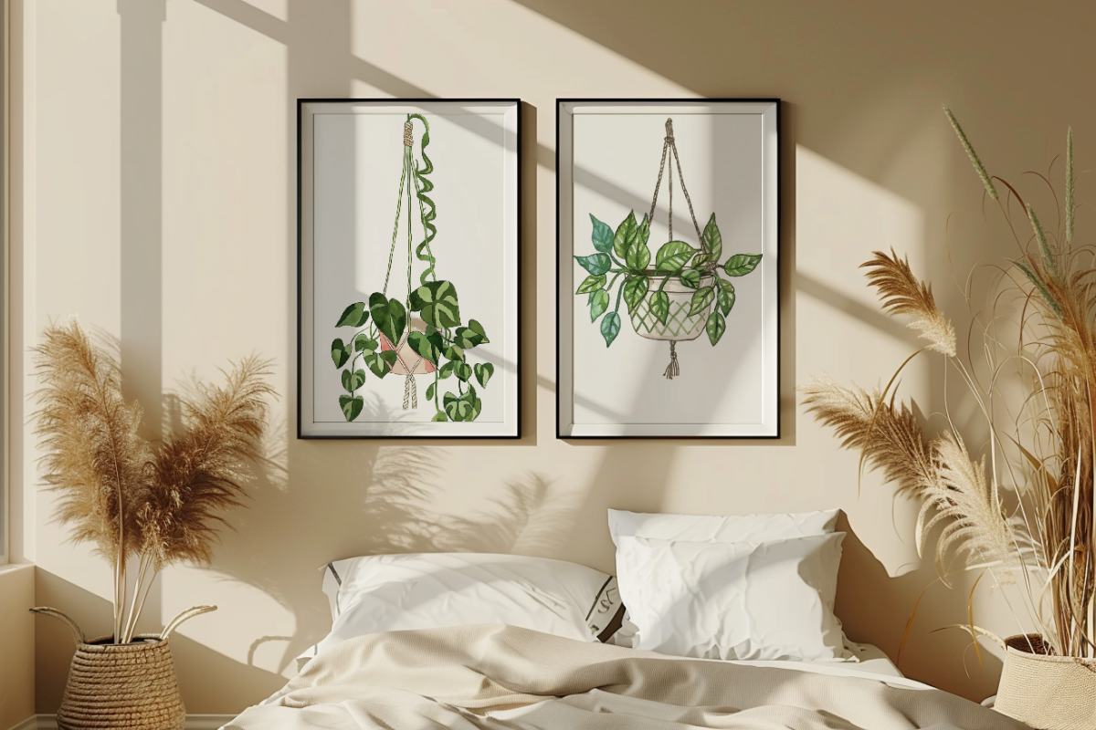 Hanging Plants Illustrations Png, a Decorative Illustration by Paper Artsthetics (Photo 5 of 6)