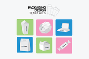 Packaging Design Templates, a Stationery Template by Mauricio Duque (Thumbnail 1 of 6)