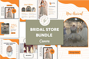 Bridal Store Canva Template Bundle, a Social Media Template by Branding by Kellsey (Thumbnail 1 of 6)