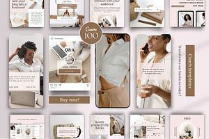 Canva Coach instagram templates