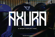 Axura - Sport Display Font
