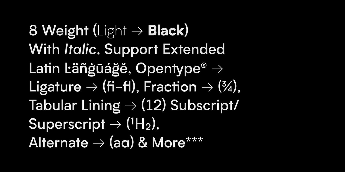 Biotif, a Sans Serif Font by Degarism Studio (Photo 4 of 11)