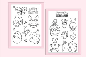 Easter Activity & Coloring Book Kids