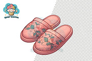 Slippers Clipart Collection, a Person Illustration by QM_ART (Thumbnail 11 of 12)