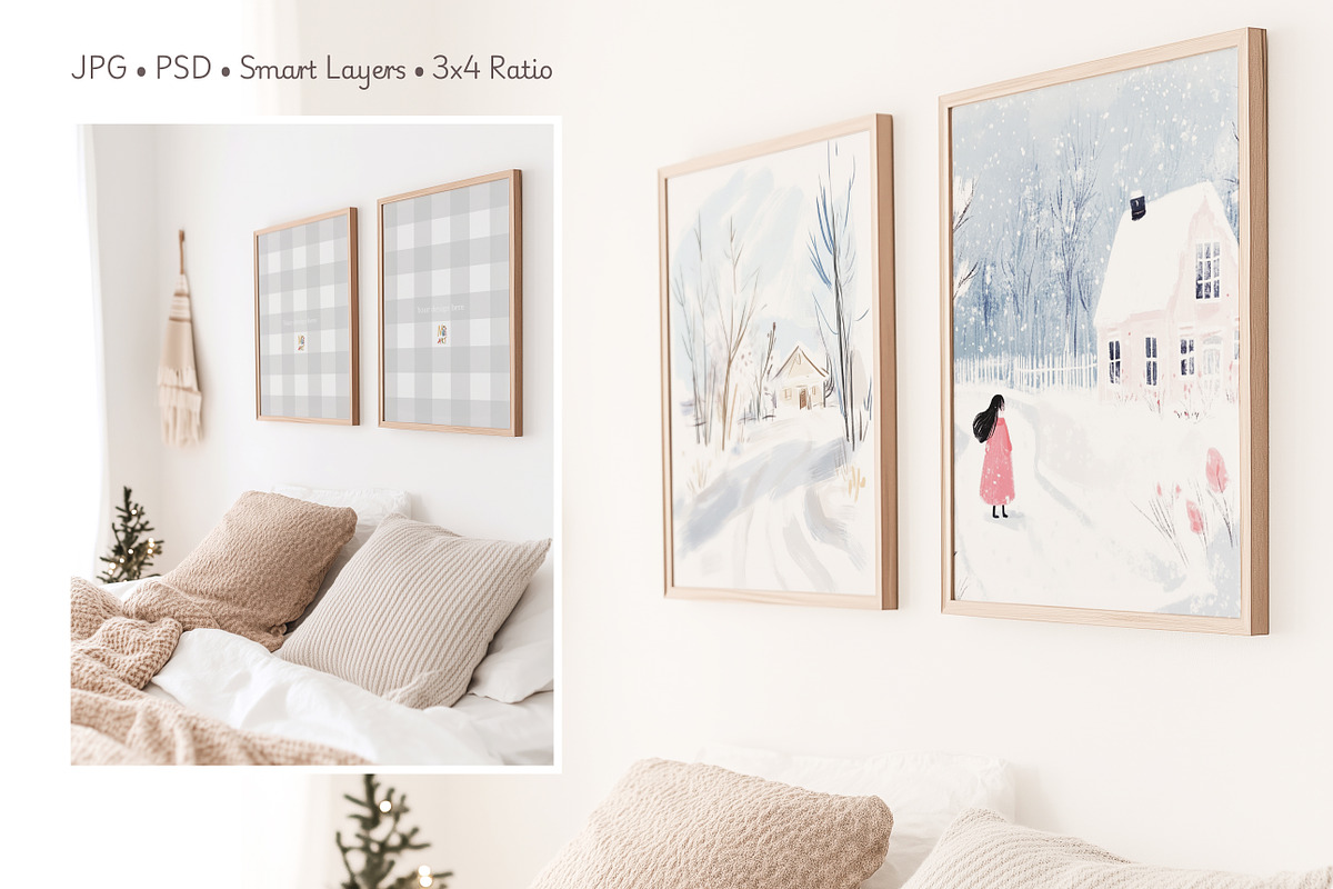 Winter Time Frame Mockup, a Household Mockup by NikiArts (Photo 16 of 17)