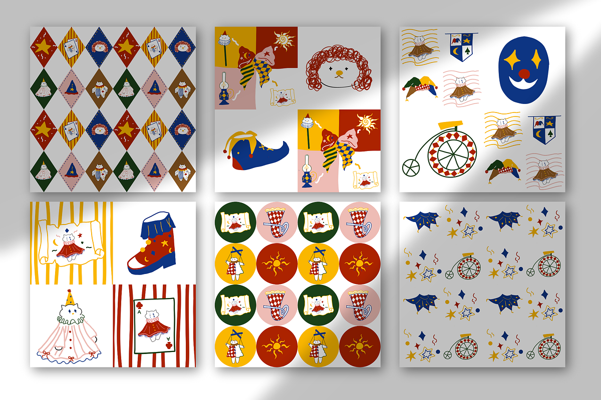 + 50 Jester Seamless Pattern, a Pattern Graphic by The Journey Atelier (Photo 8 of 17)