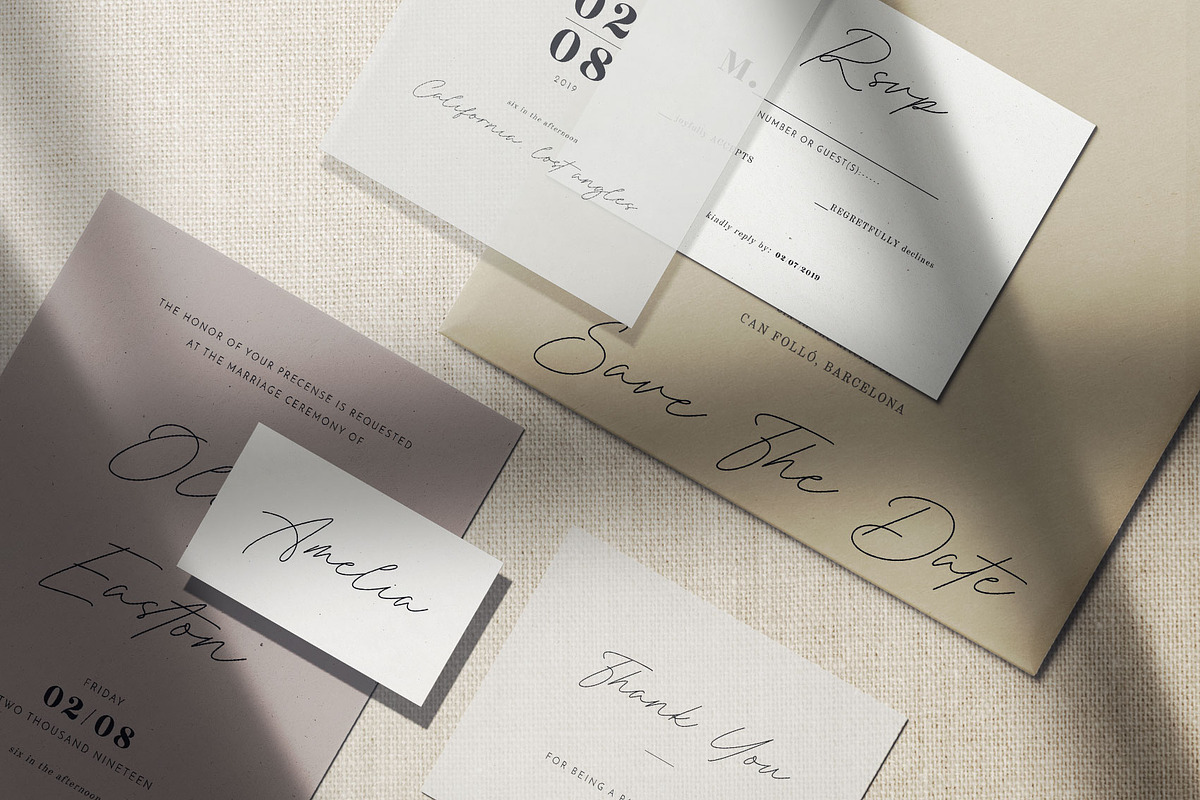 Roslyna Creative Business Font, a Handwritten Font by RantautypeStudio (Photo 11 of 15)