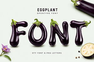 Eggplant Font