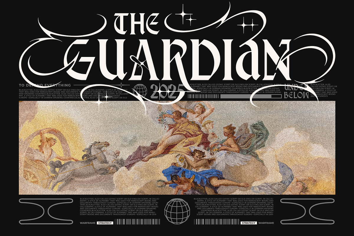 Doverise Typeface, a Blackletter Font by alit design (Photo 10 of 20)