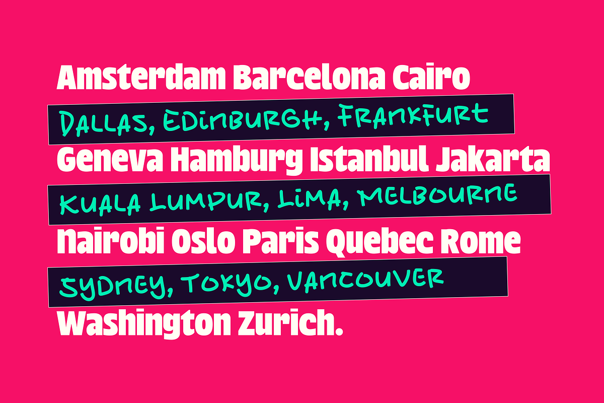 AZ High Black | A Pairing Font Duo, a Sans Serif Font by azetypestudios.com (Photo 8 of 17)