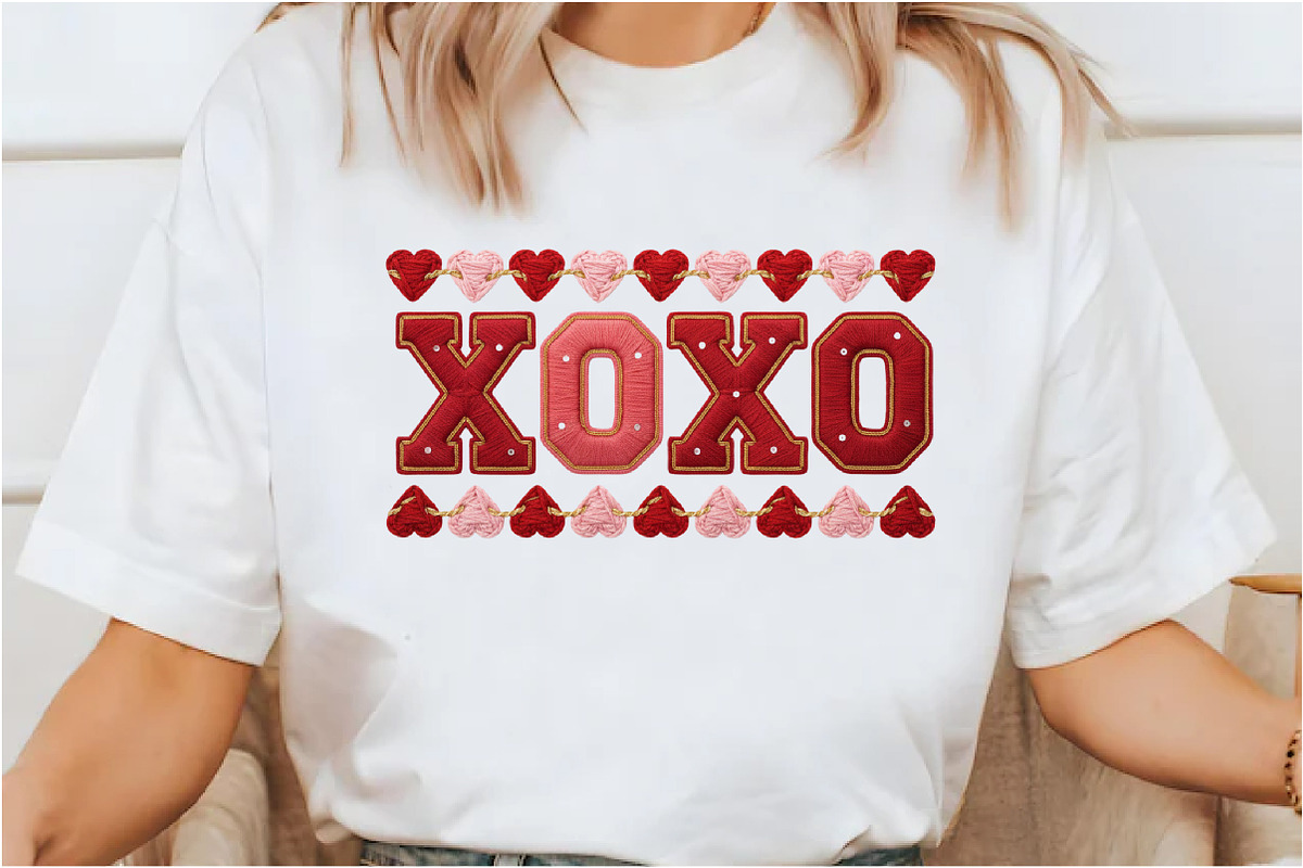 XOXO Yarn Png, Valentine's Day Png, an Illustration by Designking (Photo 3 of 6)