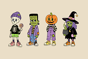 Spooky Friends- Halloween Collection, a Seasonal Illustration by Alina Sh (Thumbnail 3 of 9)