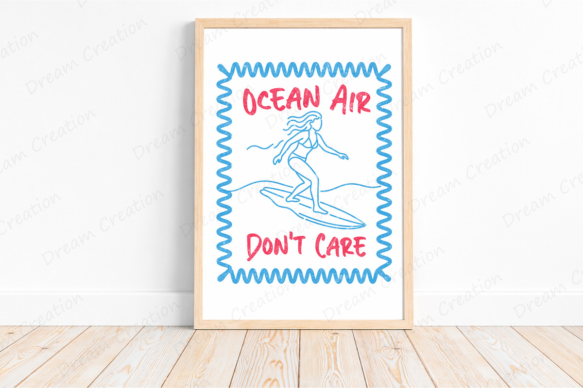 Summer Beach PNG Hand Drawn Line Art, an Illustration by Dream Creation (Photo 3 of 7)
