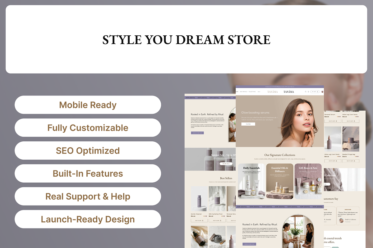 Tanama - Skincare Shopify 2.0 Theme, a Shopify Template by AtelierDuVow (Photo 10 of 10)