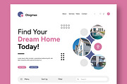 Real Estate Landing Page Layout, an UI Kit Template by CreativeShaper (Thumbnail 2 of 5)