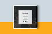 Square Portfolio Brochure Template, a Brochure Template by RWstudio (Thumbnail 7 of 8)