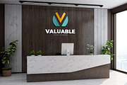 PSD Office Receptionist Wall Mockup, a Product Mockup by Ayy (Thumbnail 4 of 14)