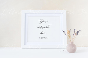 Frame mockup - 8x10'' minimal, a Print Template by L'Aura Studio