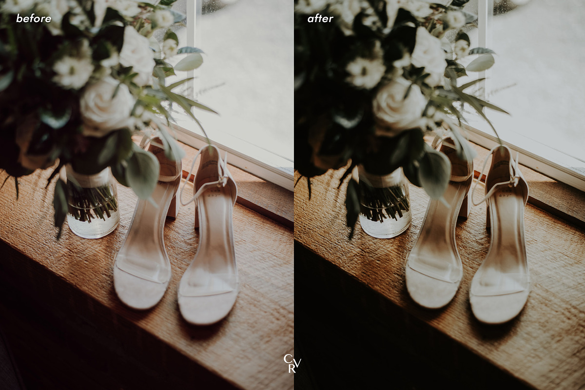 10 Wedding Lightroom Presets, a Preset Add-On by CVR Presets (Photo 5 of 8)