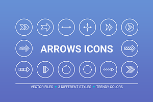Circle arrows icons, an Outline Icon by miumiu