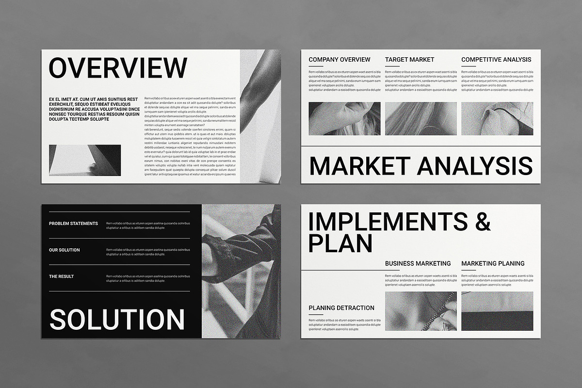 Minimal Business Proposal Template, a Presentation Template by E-Type (Photo 3 of 4)