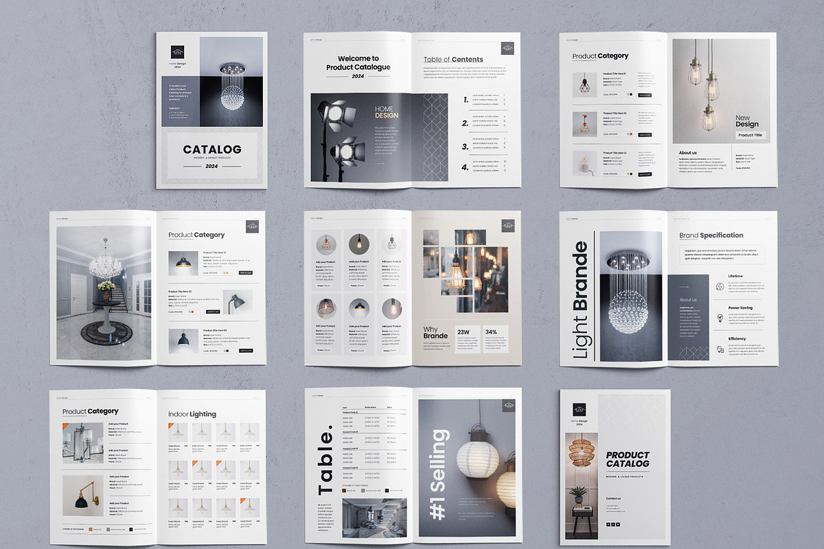 Catalog | InDesign & Ms Word, a Brochure Template by Creativity-Design (Photo 10 of 10)