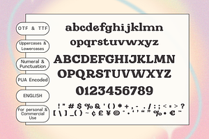 Pink Label: Y2K Groovy Retro Font