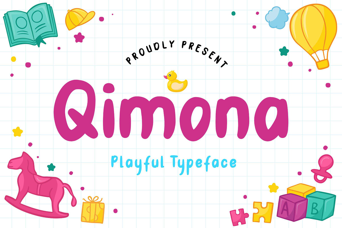 Qimona - Playful Typeface