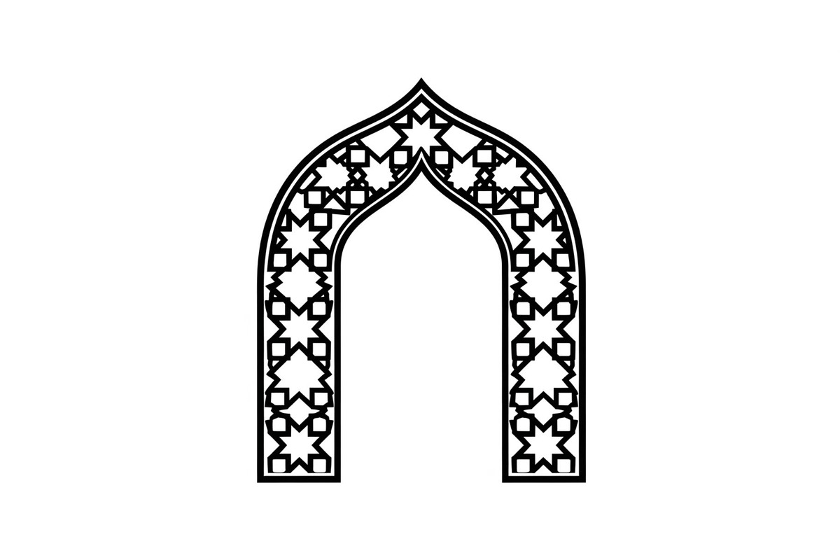 Islamic Arch Window Vector Bundle, an Illustration by yasushie (Photo 29 of 51)
